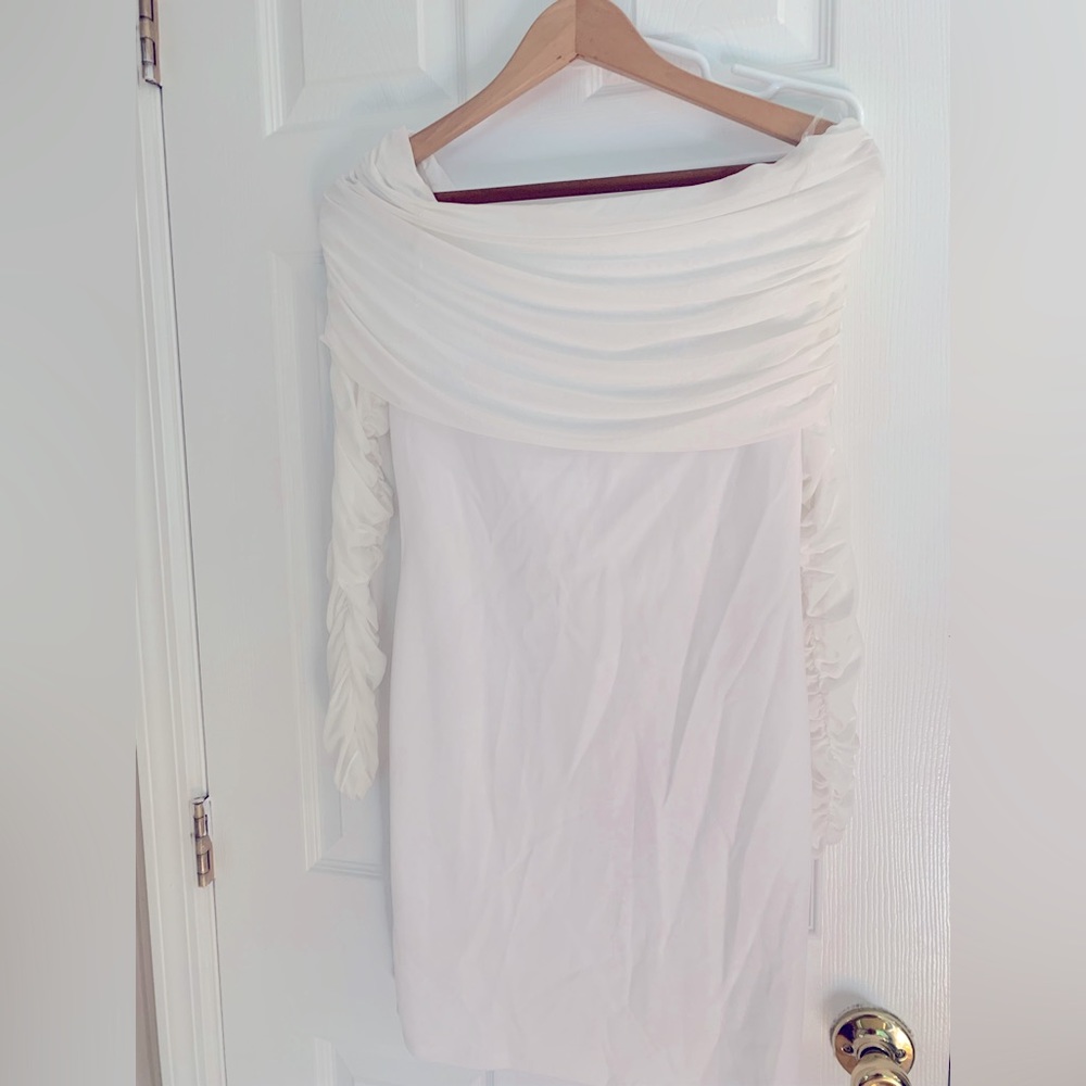 White off shoulder dress